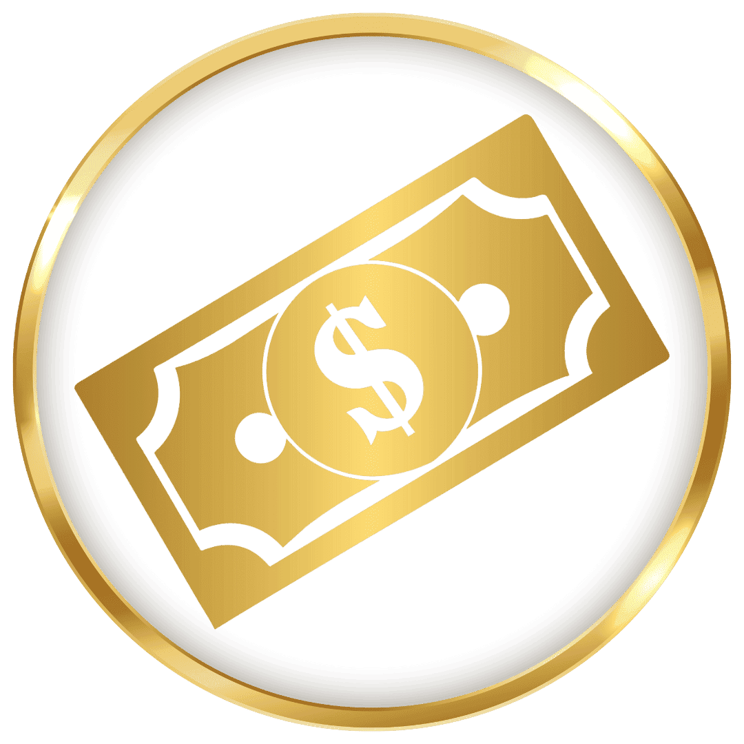 Customer receiving instant cash payment after selling gold or jewelry at Los Angeles Gold Buyer Exchange.