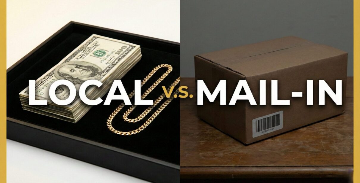 Local vs. Mail-In Cash for Gold in LA - 5 Key Differences