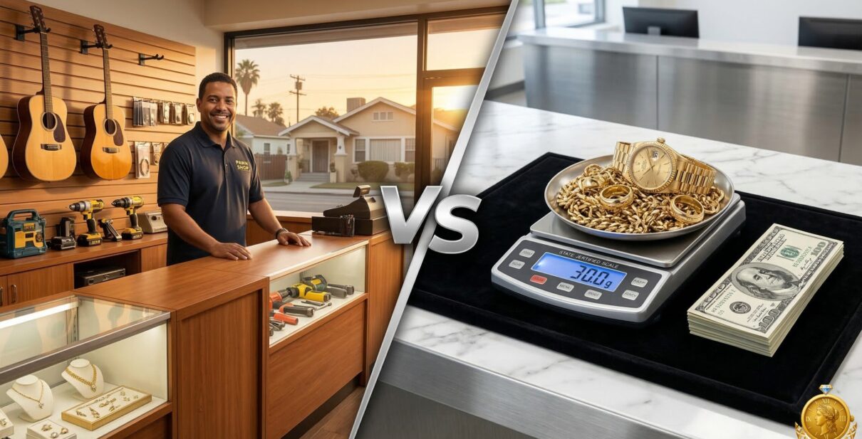 Pawn Shop vs Gold Dealer - Pros and Cons - Sell Gold in Los Angeles